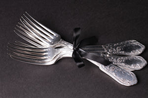 Vintage Decorative Silver Cutlery Set