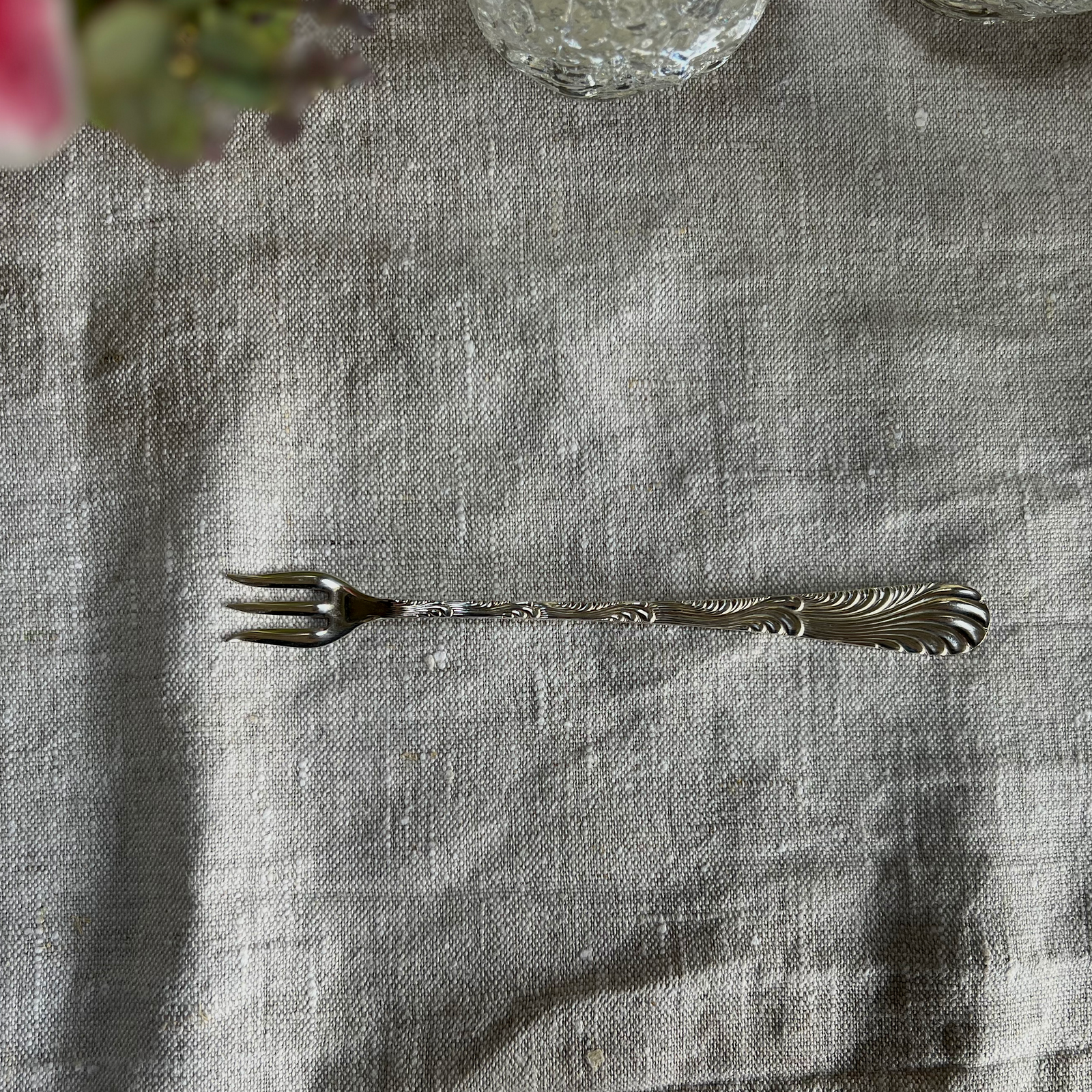 Silver Fancy Oyster Forks