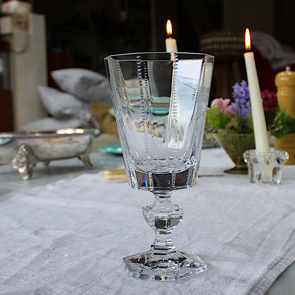 Lovely French Crystal Glasses by 'Crystalleries Royal de Champagne'