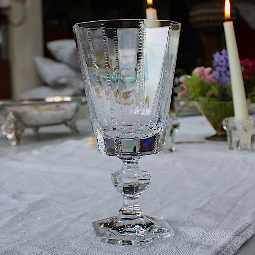 Lovely French Crystal Glasses by 'Crystalleries Royal de Champagne'