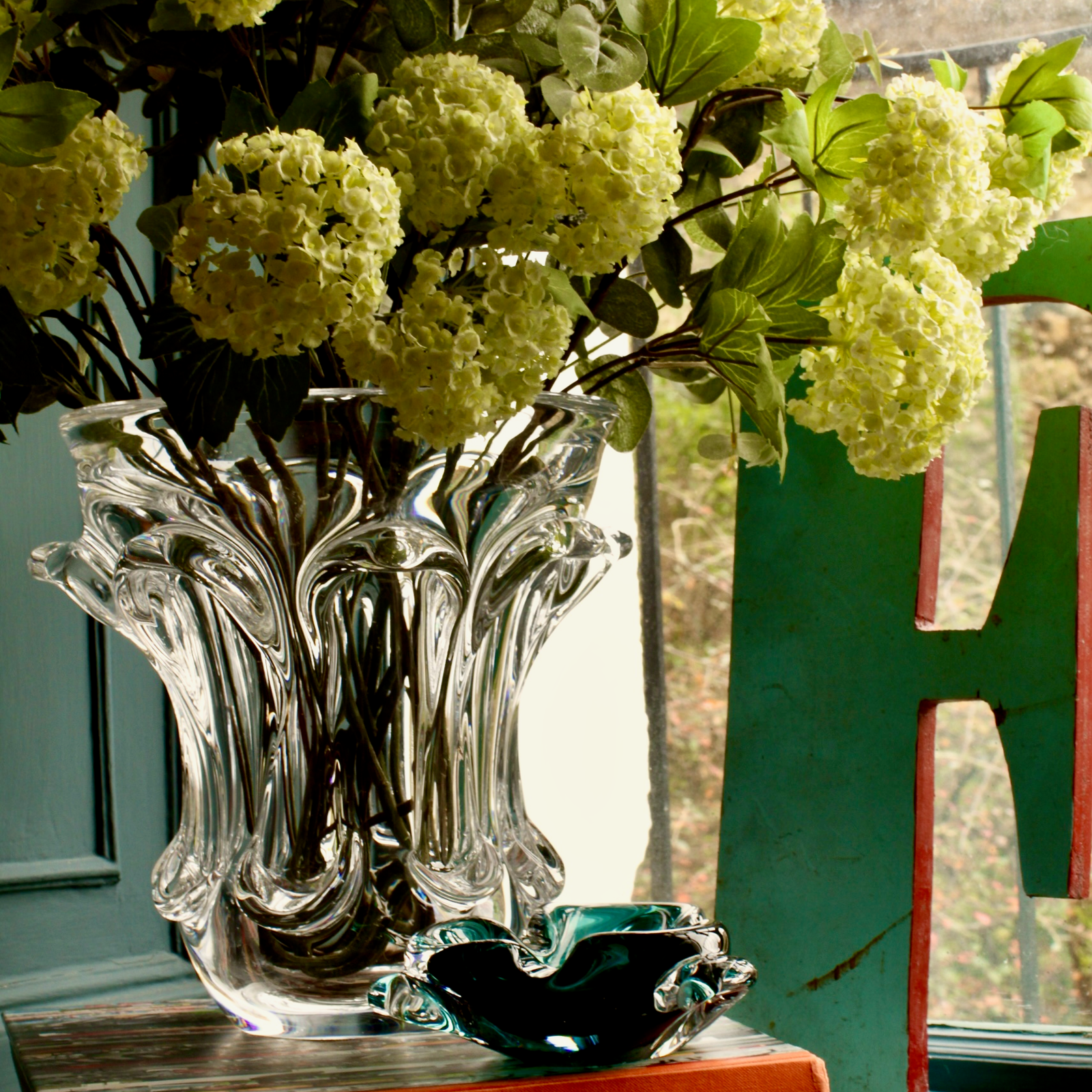 Large Crystal VSL Freeform Vase