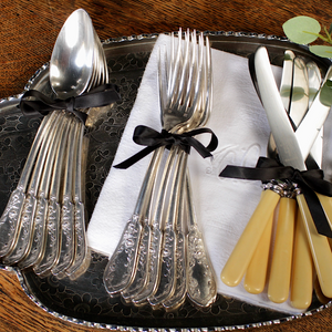 Vintage Silver Decorative Cutlery Set