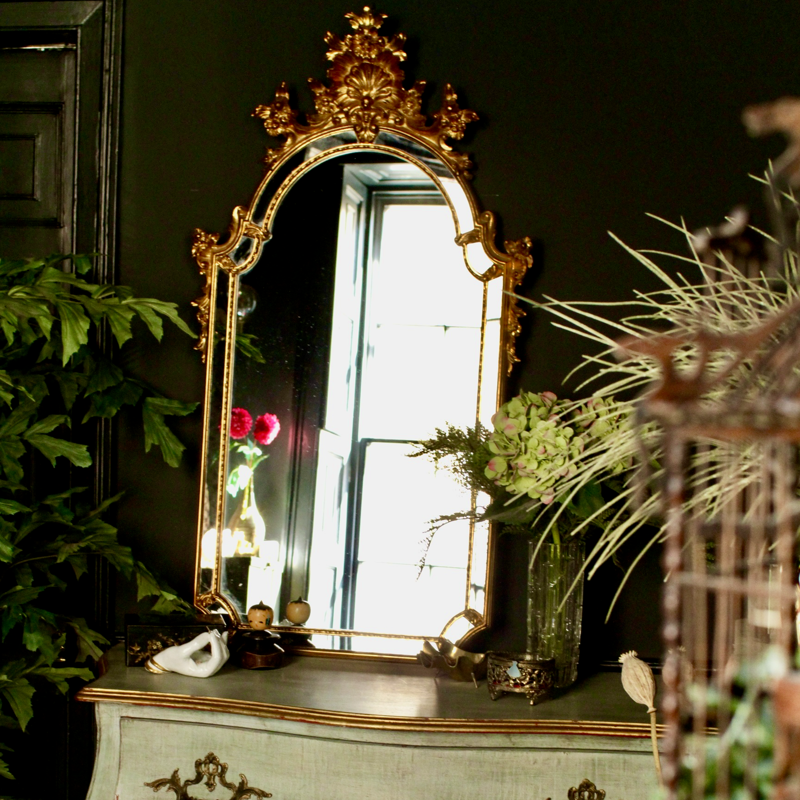 Gold Gilt Wood Decorative Mirror