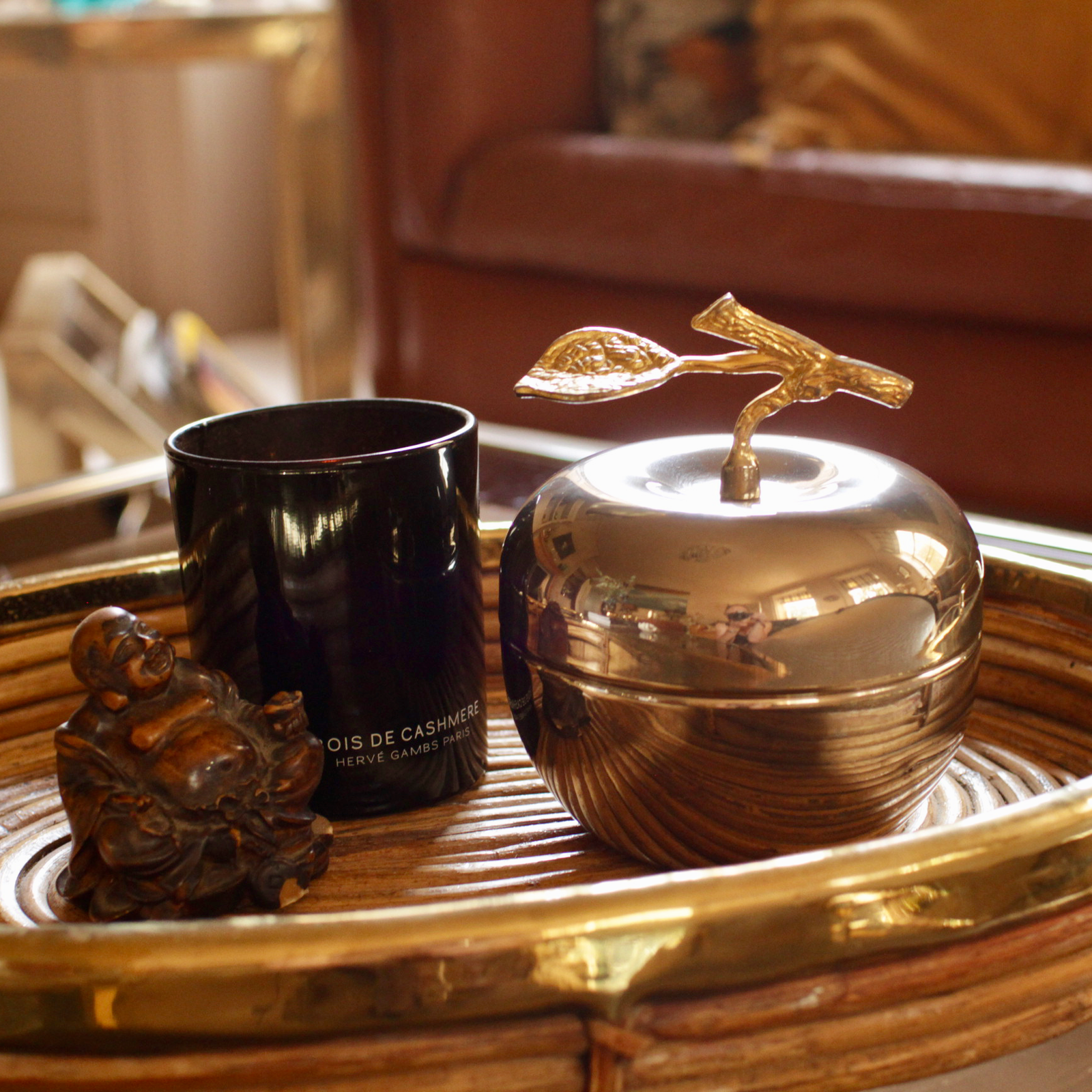 Silver Apple Trinket Dish/Savoury Dish