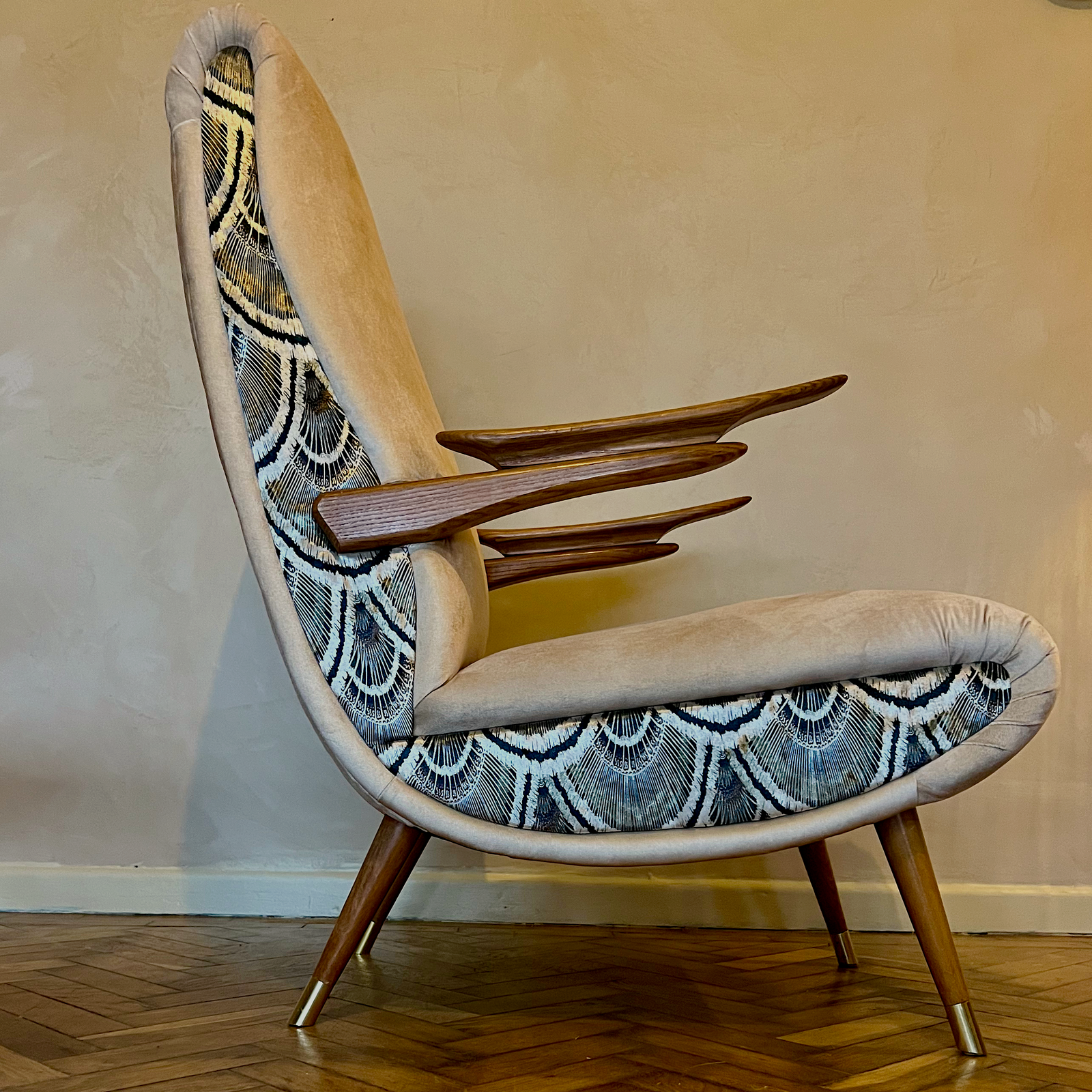 Mid Century European 1950's Armchair