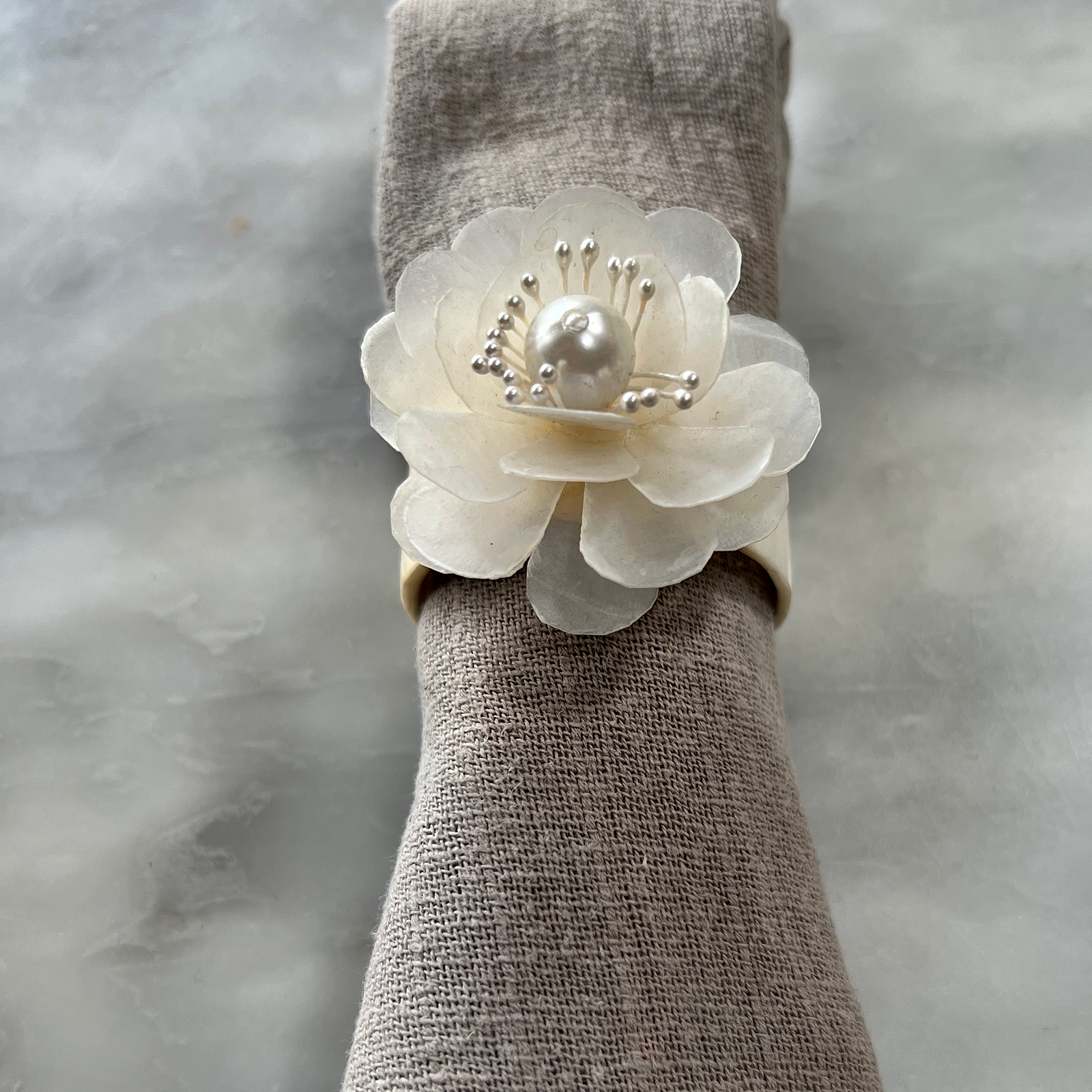 Beautiful Shell Napkin Rings