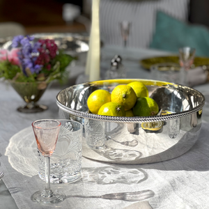 Silver Plated Large Salad Bowls