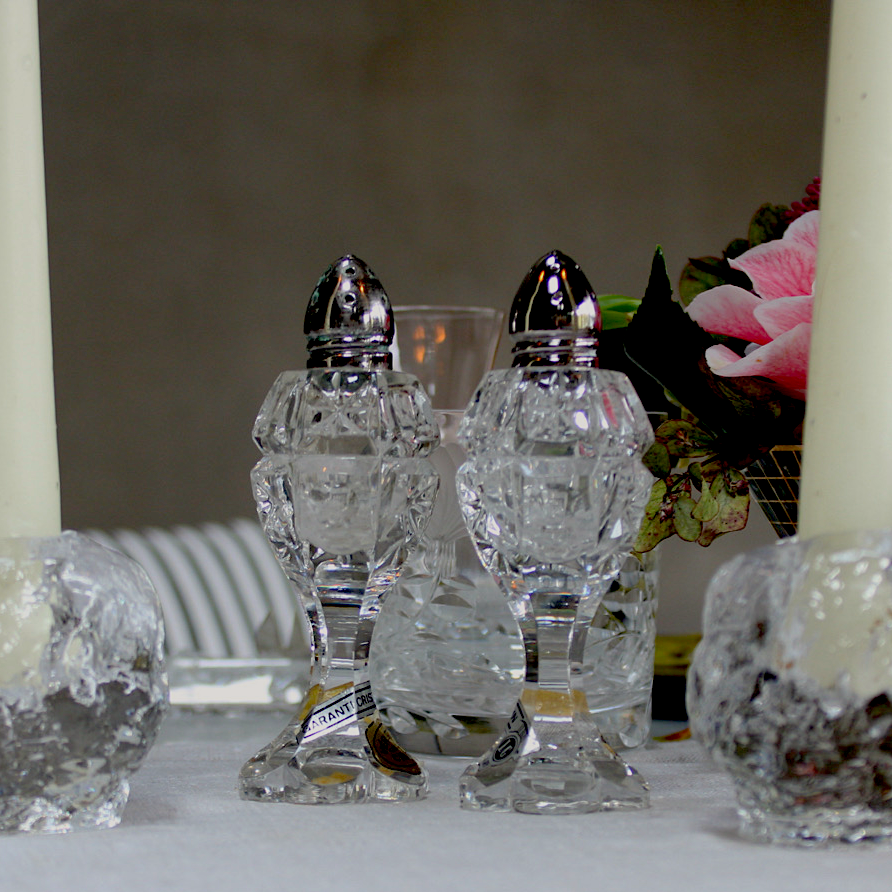 Crystal and Silver salt n Pepper Sellers