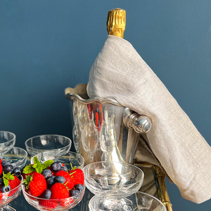 Beautiful silver Plated Scalloped Ice Bucket