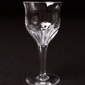 Val St Lambert Crystal Wine Glasses 'Oreste' Design